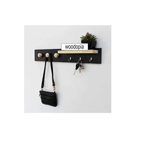 Tablero Minimalista de Madera para Colgar Llaves, Diseñado para Organizar Llaves de Casa, Llaves de Vehículo, Tarjetas y Artículos de Uso Diario - Product Image 6