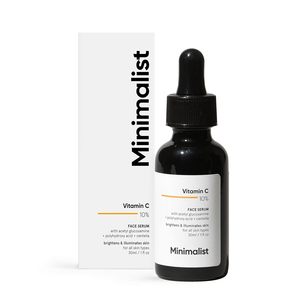 เซรั่มวิตามินซีเข้มข้น 10% สูตรมินิมอลเพื่อผิวเปล่งประกาย |   ผลิตภัณฑ์เพื่อผิวกระจ่างใสและลดเลือนจุดด่างดำ |   เซรั่มบำรุงผิวหน้าประจำวัน |   1 ออนซ์ (30 มล.) - Product Image 1