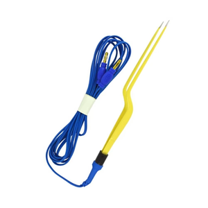 Azicon's Disposable Bayonet Bipolar Forceps with Cable - Sterile Precision Neurosurgical Coagulation Bayonet Bipolar Forceps - Product Image 3