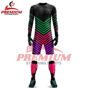 Camiseta y Pantalones Cortos de Portero de Fútbol para Adultos, Uniforme de Portero de Manga Larga con Protección de Esponja - Product Image 5