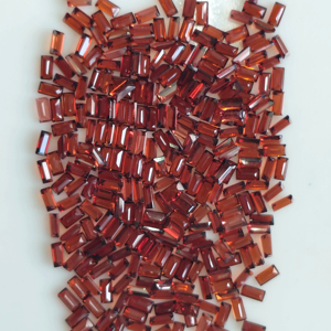 Granat rouge naturel 4x2MM taille baguette, pierres précieuses en vrac de qualité supérieure certifiées pour la fabrication de bijoux - Product Image 4