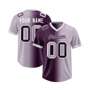 Maillot de football américain et de rugby personnalisable à manches courtes, respirant en mesh, pour hommes, fans, nouveau design de match - Product Image 1