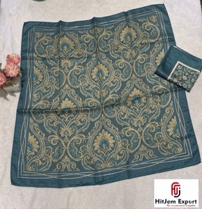 Luxury Satin <b>Scarf</b> Fabric Custom Printed Design OEM ODM Manufacturer With Private Label For Fashion Branding Promotion - Product Image 4