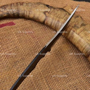 Hojas de Cuchillo Bushcraft de Acero de Alto Carbono Hechas a Mano con Borde Recto para Fabricación OEM y Personalización DIY - Product Image 6