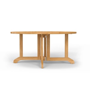 <b>Round</b> Wooden <b>Dining</b> <b>Table</b> <b>Solid</b> <b>Wood</b> Modern Design Stable 6 Seater Home Furniture - Product Image 2
