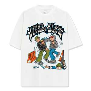 T-shirt graphique pour homme, tee-shirt en coton élégant, illustration graphique moderne, idéal pour les tenues décontractées au quotidien - Product Image 3