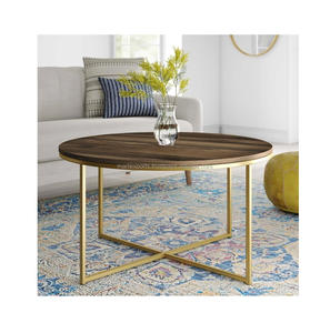 Mesa de Centro de Metal de Lujo Hecha a Mano, Moderna y Elegante, Muebles de Diseño para Sala de Estar, Almacenamiento Ecológico, Decoración de Alta Calidad - Product Image 1