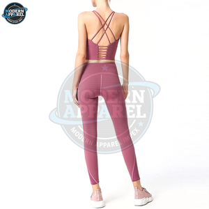 Conjunto de Ropa de Yoga para Mujer, Diseño Nuevo, Tela de Alta Calidad, Transpirable, para Gimnasio y Fitness - Product Image 2
