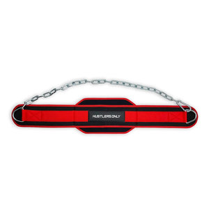 Ceinture de musculation pour powerlifting, ceinture de dips robuste avec chaîne en acier pour l'haltérophilie, les tractions et les dips - Product Image 1