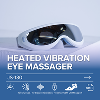 Masseur pour les yeux à vibration électrique compresse chaude chauffée soulagement des yeux fatigue des yeux