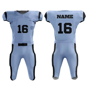 Factory Wholesale American Football Uniform Short Sleeve American Football Uniform Comfortable Polyester Sportswear For Men - Product Image 6