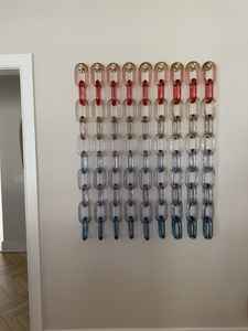 Chaînes en résine translucide colorées pour décoration murale, support de plante DIY, accessoire d'exposition artistique pour jardin intérieur - Product Image 6