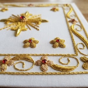 Cáliz Litúrgico Bordado a Mano, Cubierta de Altar de Iglesia Personalizada con Hilo de Oro, Tela para Ceremonia Religiosa Cristiana - Product Image 4