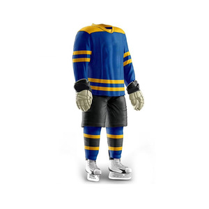 Tenue de hockey sur glace, vêtements de sport légers et respirants, tissu durable, ensemble de maillots d'équipe, uniforme professionnel pour le hockey sur glace - Product Image 5