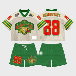 Camisetas de Fútbol Americano Retro Personalizadas al por Mayor, Estilo Urbano, Sublimación de Alta Calidad, Malla Transpirable, Corte Holgado - Product Image 3