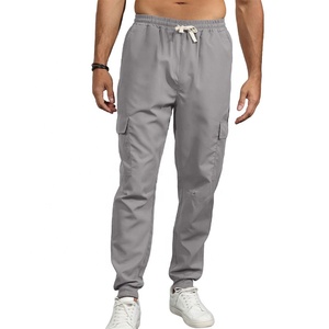 Pantalon Cargo Décontracté Homme 100% Coton Haute Qualité Respirant Léger en Toile avec Fermeture Éclair et Multi-Poches pour l'Extérieur – Vente en Gros - Product Image 1