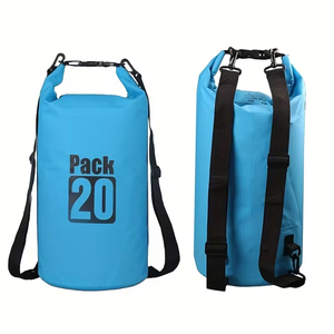 Sac à dos léger 20L imperméable en PU bleu pour sports de plein air avec design et taille personnalisés - Product Image 1