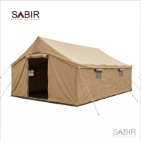 Tente tactique en toile imperméable 5x10m, quatre saisons, une chambre, grande capacité, pour 20 personnes, écologique
