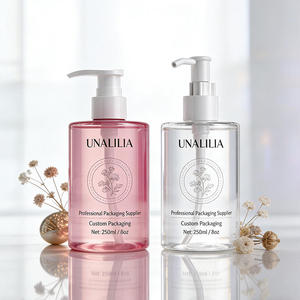 250ml 8oz PET Plastic Cylinder <b>Pump</b> <b>Bottle</b> for Sunscreen Cream Lotion Skincare Custom Packaging - Product Image 4