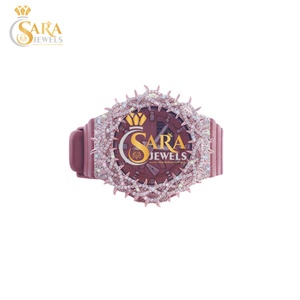 Montre à quartz antique luxueuse avec bracelet en cuir, lunette incrustée de diamants Moissanite, affichage analogique, style de mode luxueux - Product Image 4