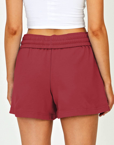 Shorts Deportivos para Mujer al por Mayor con Bolsillos, Shorts Blancos Personalizados, Pantalones Cortos de Cintura Alta para Mujer - Product Image 3