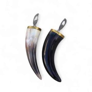 Corne de buffle naturelle très vendue, mini-corne de bœuf portable avec logo personnalisé, tailles disponibles : 14,5 cm, 16 cm, 23 cm, 26 cm - Product Image 4