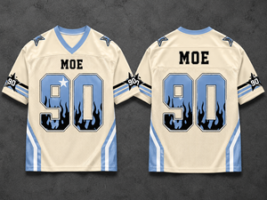 Maillot de football américain unisexe personnalisé par sublimation, style athlétique, respirant, vintage, fournisseur en gros, haut de sport OEM - Product Image 3