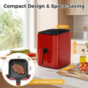 Friggitrice ad Aria Digitale da 3,17 Qt con Pannello Touch in PP, Design Compatto e Temperatura Massima di 400°F - Product Image 3