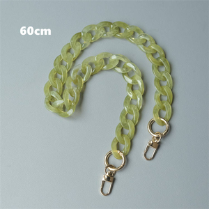 Cadenas de Resina Transparentes para Bolsos de Mujer, Accesorios Personalizados, Correas Desmontables, Cadenas para Teléfono, Cadena Acrílica - Product Image 3