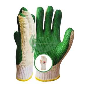 Guantes de seguridad de algodón polivinílico resistentes a perforaciones Thorn versátiles Características antiestáticas antideslizantes para una máxima protección Jardín - Product Image 1