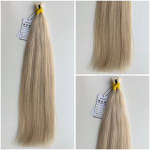 Venta al por mayor de Vietnam 100% Virgen del pelo humano del color rubio Paquetes crudos Extensiones de cabello de doble dibujado de toda la longitud - Product Image 4