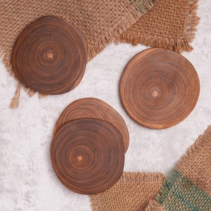Posavasos de madera ecológicos hechos con madera de origen sostenible para consumidores preocupados por el medio ambiente y posavasos de madera. - Product Image 3