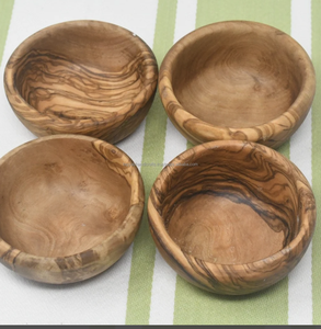 Bol à salade rond en bois d'acacia, bol de service pour en-cas en bois d'acacia d'Inde - Product Image 6