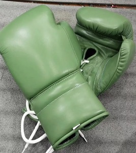 ถุงมือฝึกซ้อมหนังวัวแท้ พร้อมสายรัดข้อมือ รองรับทุกขนาด รับผลิตตามสั่ง (OEM) ขายส่ง - Product Image 2