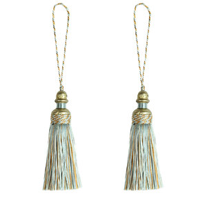 Borlas de Hilo Metálico de Nailon/Poliéster de Alta Calidad, Tamaño y Color Personalizados, Precio Bajo, Venta al Por Mayor en Grandes Cantidades - Product Image 1