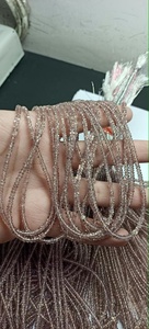 Perles Rondelles Lisses en Grenat Naturel de Malaisie, Taille 3mm à 4mm, Bijoux Faits Main de Haute Qualité pour Elle, Certifiées par un Certificat Tierce Partie - Product Image 2