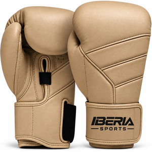 Gants de boxe en cuir véritable IBERIA pour l'entraînement, le sparring, le sac de frappe, avec fermeture auto-agrippante, personnalisables OEM - Product Image 2