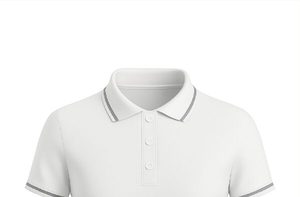 Polo para Mujer Blanco Gris Uniforme Personalizado - Product Image 1