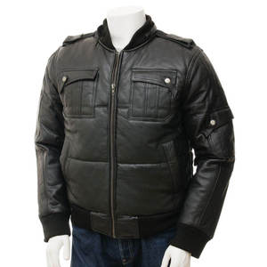 Competitive Price Men's Leather Canvas <b>Jacket</b> with Multi-Pockets Front Logo High Street Style Winter Wear Breathable Windproof - Product Image 3