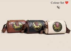 Bolso de Hombro Casual Cuadrado para Mujer, con Adornos de Perlas y Bordado de Elefante, de Cuero de Alta Calidad, Tipo Mensajero para Bodas - Product Image 4