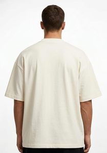 Camiseta de Jersey de Algodón Premium para Hombre, Tejido Transpirable, Corte Holgado, Estilo Casual Elegante y Moderno - Product Image 3