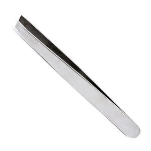 Pince à épiler de précision Harrat Group à bord incliné en acier inoxydable – Outil de rasage moderne, écologique et durable pour les soins de beauté - Product Image 2