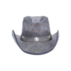 Chapeau de cowboy en cuir personnalisé OEM, fait main, à large bord, pour hommes - Product Image 5