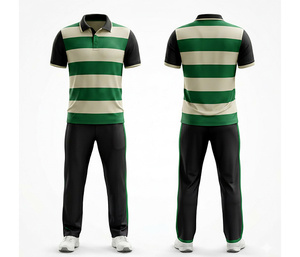 Professional <b>Cricket</b> Uniform with Custom Logo Printing | Men Women Youth <b>Cricket</b> Wears Polo Shirt and Trouser <b>Full</b> Team Outfit - Product Image 3