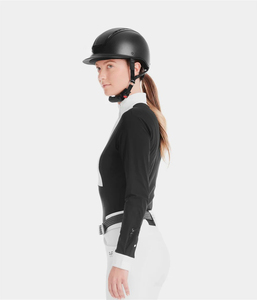 Camisa de Montar a Caballo Ligera y Transpirable para Hombre, Manga Corta, Profesional, Cómoda, con Cierre de Botones, Spandex/Poliéster - Product Image 5