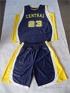 Uniforme de basket-ball vierge, Logo de Sublimation, maillot de basket-ball de l'équipe de jeunesse personnalisé, vente en gros - Product Image 3