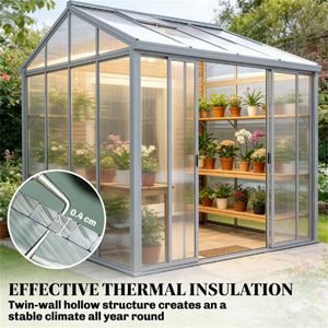 Panneau de serre transparent pour serres de jardin et pièces - Product Image 2