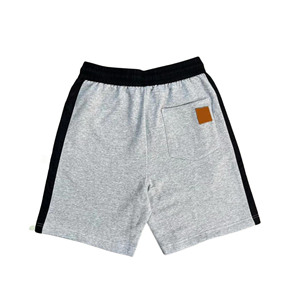Pantalones cortos de forro polar para hombre, tela suave y transpirable, cintura elástica con cordón, bolsillo, cómodos, casuales, deportivos, para gimnasio, correr, entrenamiento. - Product Image 2