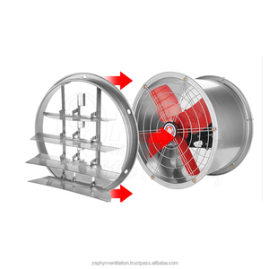 Ventilateur de circulation industriel de ventilateur de ventilation à flux axial à volume d'air élevé pour une utilisation en usine et en serre du Pakistan - Product Image 6