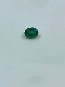 Émeraude naturelle de qualité supérieure, taille ovale, vert classique, pierre précieuse en vrac, 6x8mm, 1,40 carats, provenant d'Inde - Product Image 4